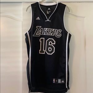NBA Jersey Lakers Gasol jersey men’s small